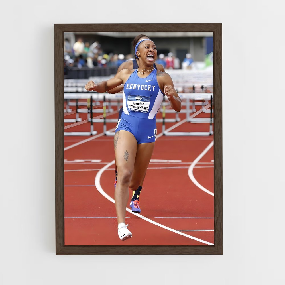 Poster La Vitesse de Jasmine – affiche Athlétisme (vue 5)